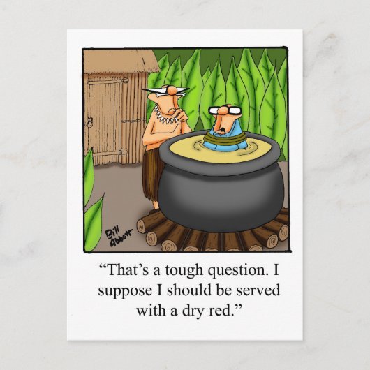 Funny Wine Humor Briefkaart "Spectickles" (Voorkant)