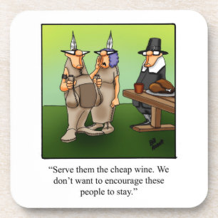 Funny Wine Humor Onderzetter Set