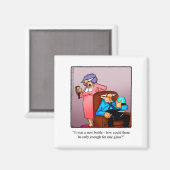 Funny Wine Humor Refrigerator Magnet (Recto/Verso)