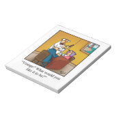 Funny Wine Journal "Spectickles" Gift Notitieblok (Gedraaid)