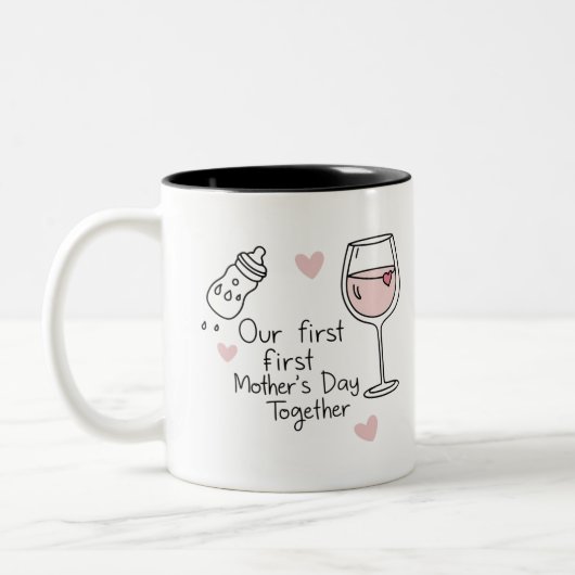 Funny Wine Lover's Coffee Mok voor mama (Links)