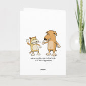 Funny Wine Pinata-verjaardagskaart Kaart (Achterkant)