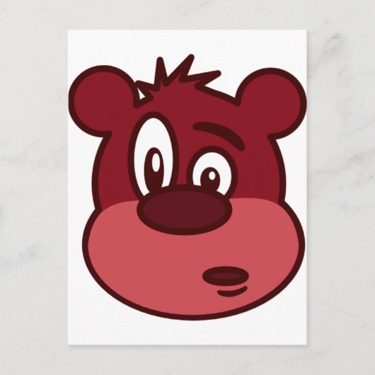 Funny Winking Bear Briefkaart (Voorkant)