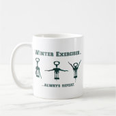 Funny Winter Exercises Koffiemok (Links)