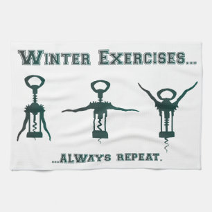 Funny Winter Exercises Theedoek