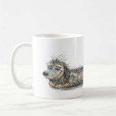 Funny Wire Haired Dachshund Mug (Gauche)