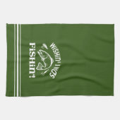 Funny Wishin I was Fishin Theedoek (Horizontaal)