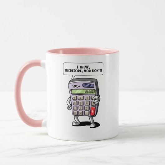 Funny Wiskunde Algebra calculator wiskunde Joke Mok (Links)