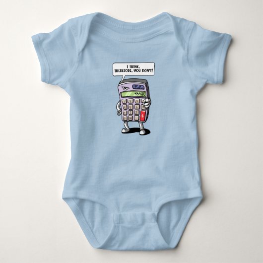 Funny Wiskunde Algebra calculator wiskunde Joke Romper (Voorkant)