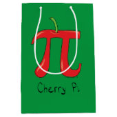Funny Wiskunde Cherry Pi Medium Cadeauzakje (Voorkant)