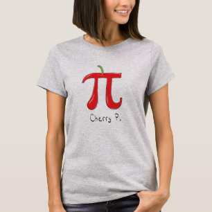 Funny Wiskunde Cherry Pi T-shirt