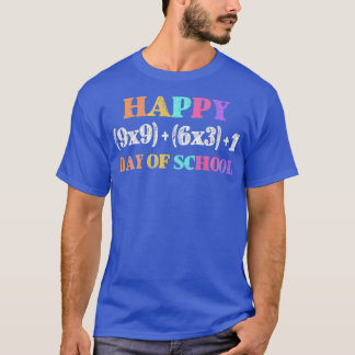 Funny Wiskunde Formule 100 dagen van schoolleraren T-shirt