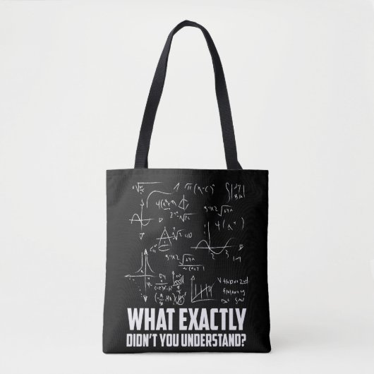Funny Wiskunde Geek Physics Science Joke Draagtas (Voorkant)