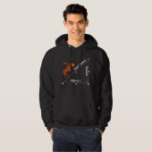 Funny Wiskunde Hypotemoose Geometry Moose Joke Pun Hoodie (Voorkant volledig)