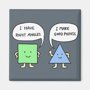 Funny Wiskunde Joke Magnet Cute Geometry Joke Magn Magneet