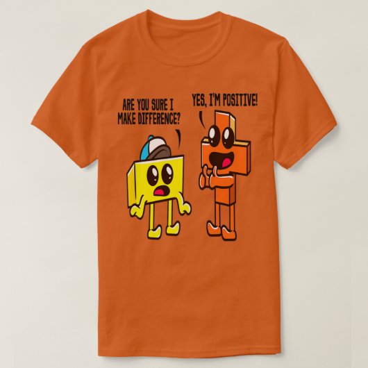 Funny Wiskunde Joke T-shirt (Design voorkant)