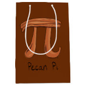 Funny Wiskunde Pecan Pi Thanksgiving Herfst Medium Cadeauzakje (Voorkant)