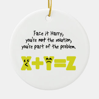 Funny Wiskunde Probleem Keramisch Ornament