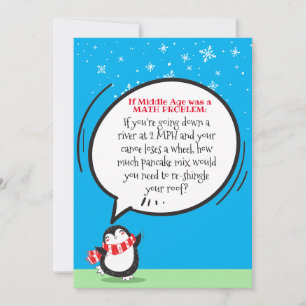 Funny Wiskunde Problem 50th Birthday