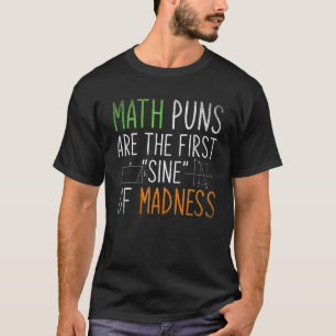 Funny Wiskunde Puns vergelijking Mathematics Nerd  T-shirt