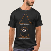 Funny Wiskunde Statistics STEM Ghost Halloween Tea T-shirt (Voorkant)