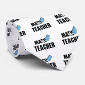 Funny Wiskunde Teacher Blue Eraser Stropdas (Opgerold)
