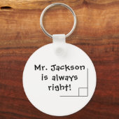 Funny Wiskunde Teacher Humor Sleutelhanger (Voorkant)