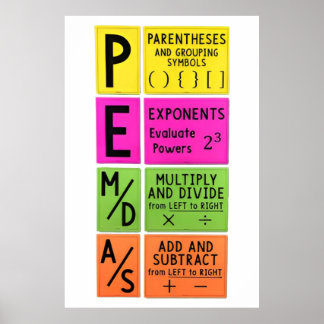 Funny Wiskunde voor Poster op de middelbare school