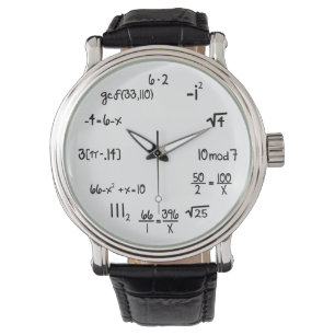 Funny Wiskunde Wiz (pop quiz) Horloge