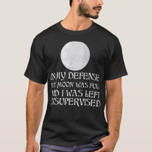 Funny Witchcraft Full Moon Scary Witch Gift Hallow T-shirt