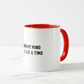 Funny Witty Clever Minimalist Coffee Mug (Devant droit)