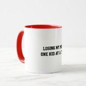 Funny Witty Clever Minimalist Coffee Mug (Devant gauche)