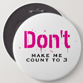 Funny Witty Cool Clever Minimalist Button Pin (Voorkant /achterkant)