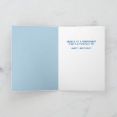 Funny witty original happy birthday kaart (Binnen)