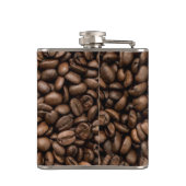 Funny Witty Pun Caffeino Royale Heupfles (Achterkant)