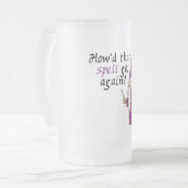 Funny Wizard Matglas Bierpul (Voorkant links)