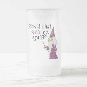 Funny Wizard Matglas Bierpul