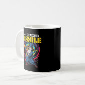 Funny Wizard with Rocket Launcher Mug (Devant gauche)