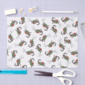 Funny Wolf Happy Howlidays Holiday Tissuepapier (Craft)