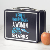 Funny Woman Who Loves Sharks (In situ)