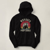Funny Wombats Poop Cubes Hoodie (Design voorkant)
