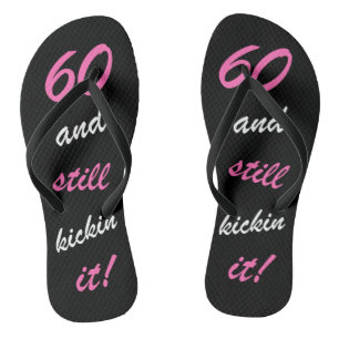 Funny Women's 60th Birthday Teenslippers