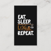 Funny Woodworking Forester Quote Forest Loggers Visitekaartje (Voorkant)