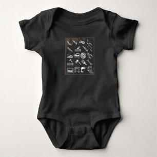 Funny Woodworking Vader Carpenter Tools Romper