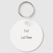 Funny Work Gezegde Funny Quote Custom Sleutelhanger (Achterkant)