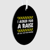 Funny Work Meme - Working Overtime Factory Worker Ornament (voorkant)