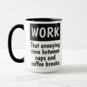 Funny WORK, mokken met eigen naam (Links)