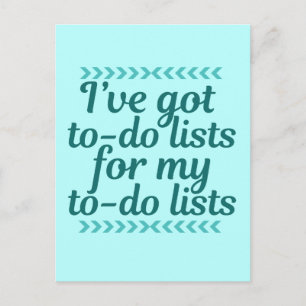 Funny Workaholic Briefkaart