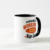 Funny Workaholic Mok (Voorkant rechts)