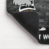 Funny Workaholic mousepad Muismat (Hoek)